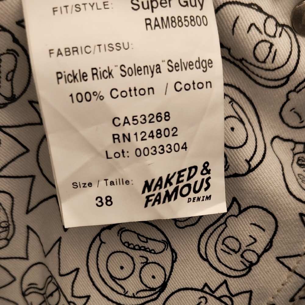 Naked & Famous Pickle Rick Denim - Picture 8 of 8